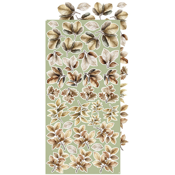 Zestaw dodatków do scrapbookingu - Craft o'clock - Leaves #2