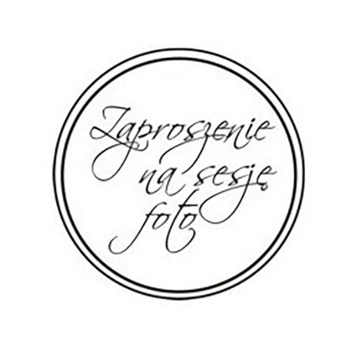 Stempel - Zaproszenie na sesję foto - koło 2 - Agateria