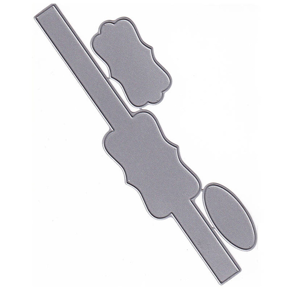 Wykrojnik - Taylored Expressions - Band It ramka etykietka opaska