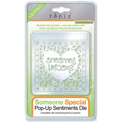 Wykrojnik - Tonic Studios - Someone Special 497E ramka z napisem