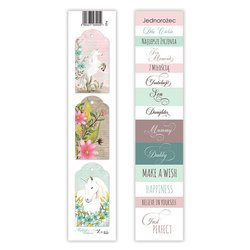 Papier do scrapbookingu 5x30 pasek - Lexi Design - Mysterious Unicorn 01