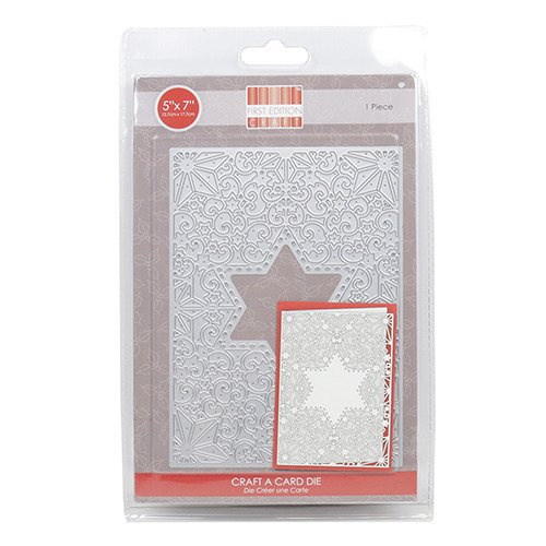 Wykrojnik - First Edition - Card Star - ażur z gwiazdą