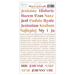 Naklejki - Mintay - Rust & Rose - Słowa polskie