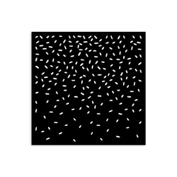 Szablon mix media 3D 12x12cm - Candy Christmas - waflowy zorek posypka - Stamperia