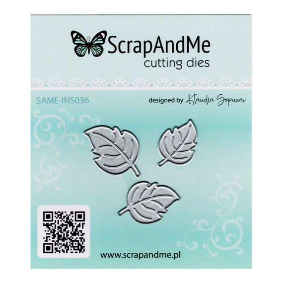 Wykrojnik do papieru - Scrapandme - Listki 036