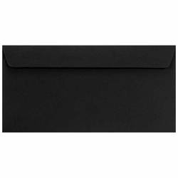 Koperta DL HK Burano Nero czarna 120g