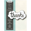 Wykrojnik - Memory Box - Thanks Cloud 98875 chmurka napis Thanks