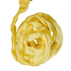 Wstążka vintage old fashion ribbon - żółta