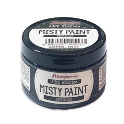 Satynowa farba Misty Paint Deep Black 150ml - Stamperia Art Stories