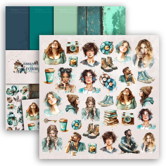 Zestaw papierów do scrapbookingu 30x30 - Uhk Gallery - Essence and Form
