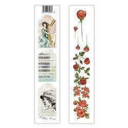 Papier do scrapbookingu 5x30 pasek - Lexi Design - Blooming Lullaby 03