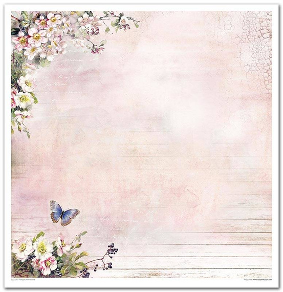 Zestaw papierów do scrapbookingu 30x30 - Itd Collection - Rosy Summertime