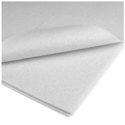 Filc z brokatem 30x40cm biały