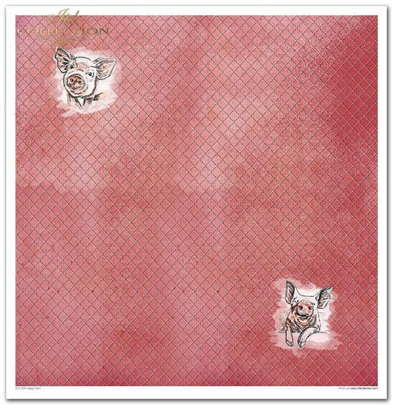 Zestaw papierów do scrapbookingu 30x30 - Happy farm