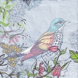 Serwetka do decoupage 33x33cm - Forest Bird ptak