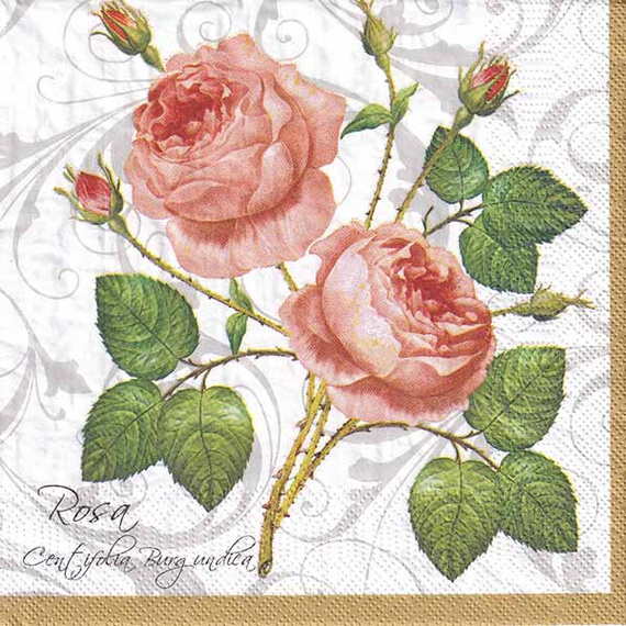 Serwetka 33x33cm - Róże