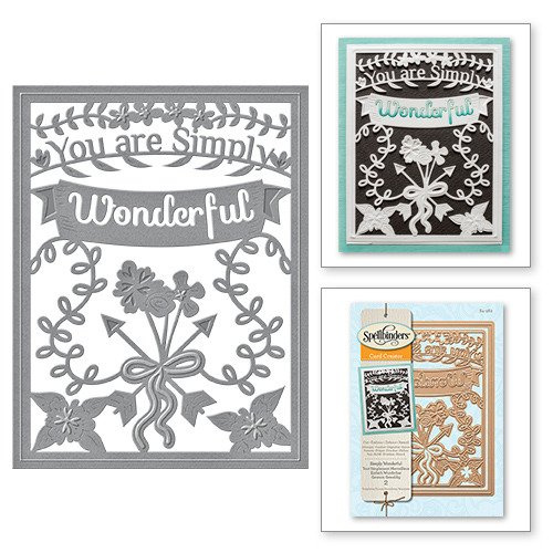 Wykrojnik - Spellbinders - You Are Simply Wonderful ramka