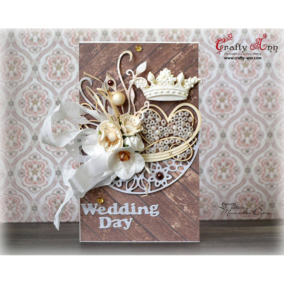 Wykrojnik - Cheery Lynn - napis Wedding Day CARA-28