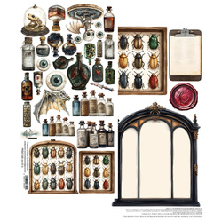 Papier do scrapbookingu 15x30 -  Alchemy of Art - Behind Closed Doors