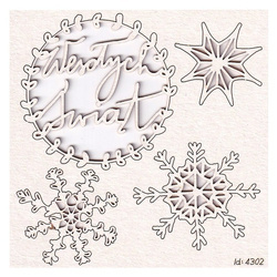 Tekturka Mon Merry cheri - Wesołych Świąt 01 - Scrapiniec