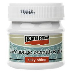 Klej i lakier do decoupage satynowy varnish & glue 50ml - Pentart
