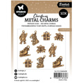 Zawieszki metalowe - Metal Charms - Christmas - Studio Light