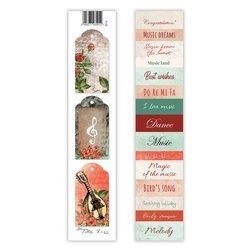 Papier do scrapbookingu 5x30 pasek - Lexi Design - Blooming Lullaby 06