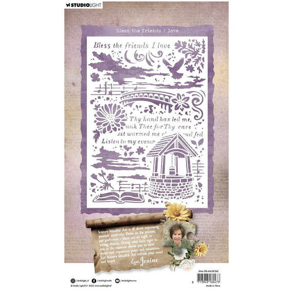 Maska mix media - StudioLight - Bless the friends I love