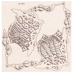 Tekturka Wonderland - Double curtain - podwójna firana - Scrapiniec