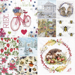 Zestaw serwetek do decoupage - 10szt