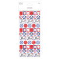 Naklejki z brokatem - Simply Creative - Stamps