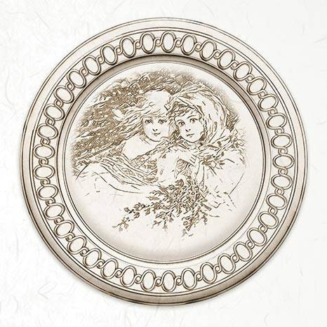 Zestaw papierów ryżowych - ITD RSM059 anioły vintage