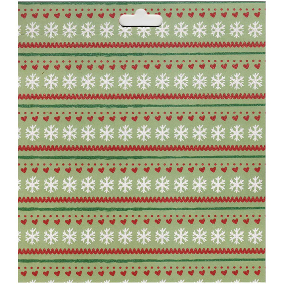 Zestaw papierów i elementów do scrapbookingu Christmas Decoupage & Paper Pad - Green