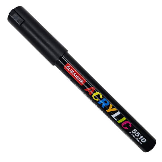 Marker akrylowy wodoodporny 4 mm - czarny