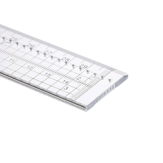 Linijka z metalową krawędzią 30cm - Studio Light