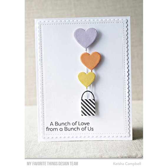 Wykrojnik - Die-namics - Heart Balloons balony serca