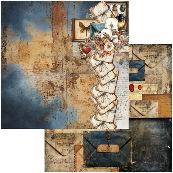 Zestaw papierów 15x15 - Alchemy of Art - Behind Closed Doors