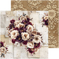 Zestaw papierów do scrapbookingu 15x15 - Craft o'clock - Plum & Caramel