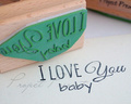 Stempel ozdobny - I love you baby - Project Prezent