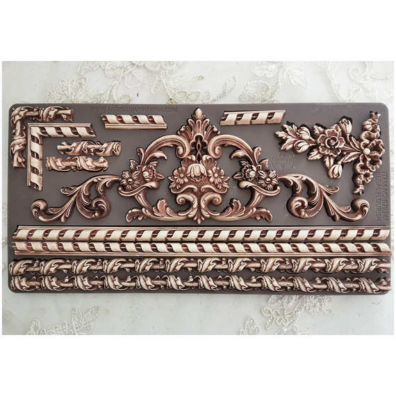 Foremka silikonowa - Prima - Regal Flourish ornamenty