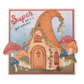 Wykrojnik do papieru - StudioLight - Mushroom house domek