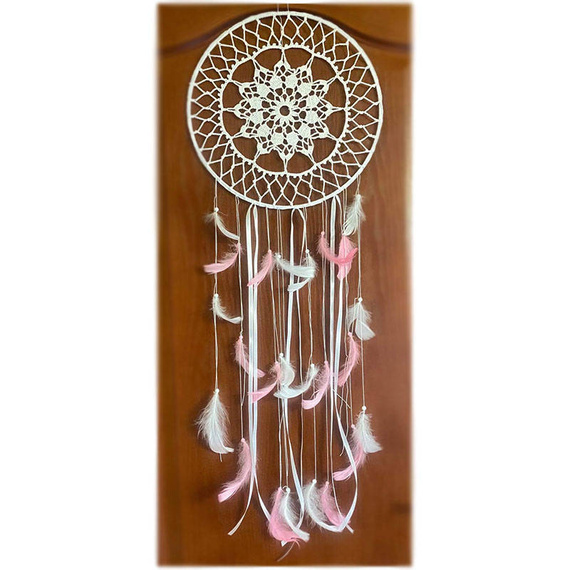 Koło / obręcz do łapacza snów biała 20cm