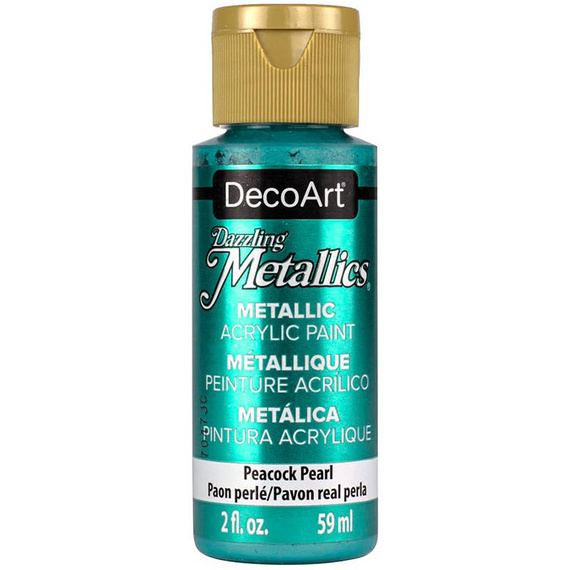 Farba metaliczna Dazzling Metallics - peacock pearl - pawi turkus