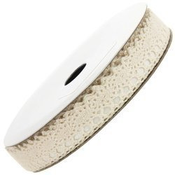 Koronka samoprzylepna ecru 1,8m