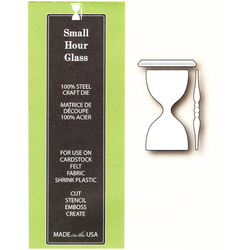 Wykrojnik - Poppystamps - Small Hour Glass - mała klepsydra