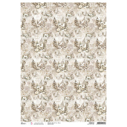 Papier ryżowy do decoupage A3 - Ciao Bella - Winter Season Home Sweet Home