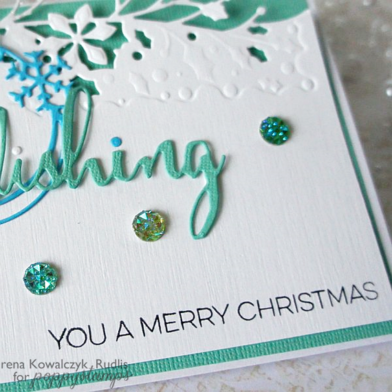 Wykrojnik - Poppystamps - Wishing Script