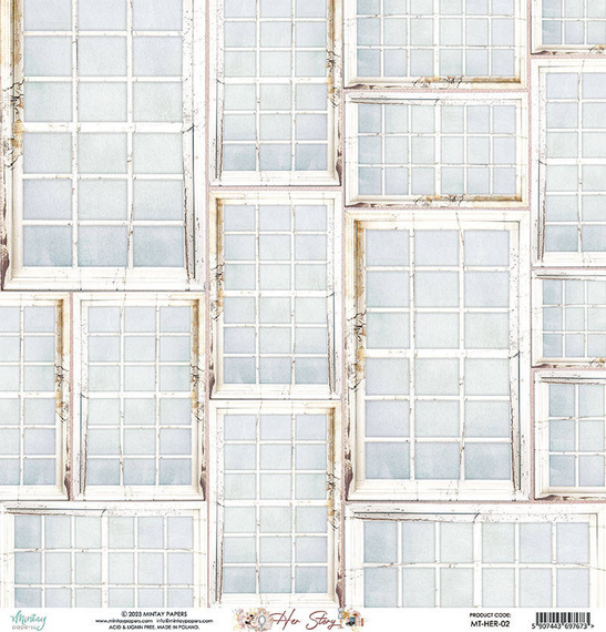 Papier do scrapbookingu 30x30 - Mintay - Her Story 02