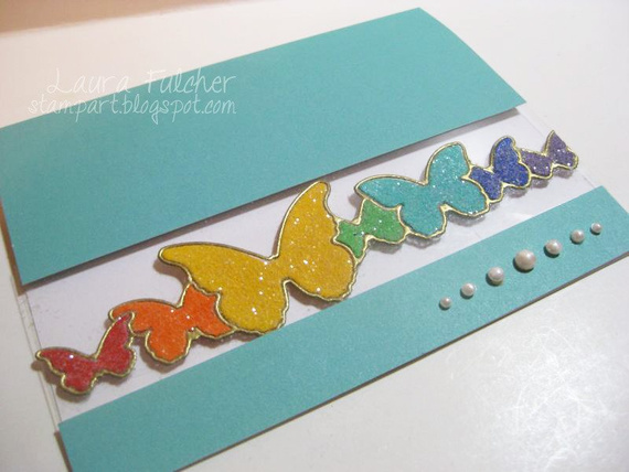 Wykrojnik - Memory Box - Blissful Butterfly Border - motyle