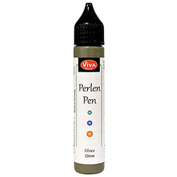Perlen Pen - Viva Decor - Olive 718 oliwkowe perełki w płynie